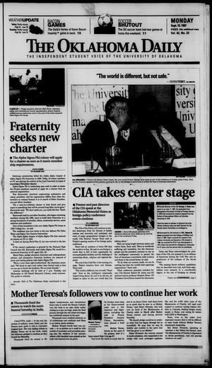 The Oklahoma Daily (Norman, Okla.), Vol. 82, No. 23, Ed. 1 Monday, September 15, 1997