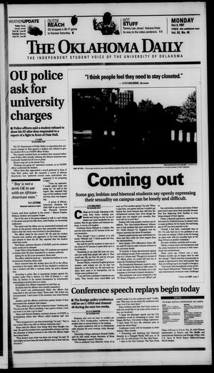 The Oklahoma Daily (Norman, Okla.), Vol. 82, No. 45, Ed. 1 Monday, October 6, 1997