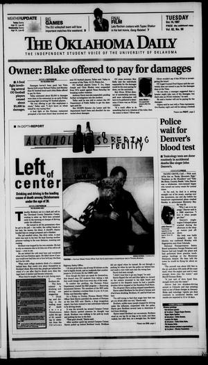 The Oklahoma Daily (Norman, Okla.), Vol. 82, No. 50, Ed. 1 Tuesday, October 14, 1997