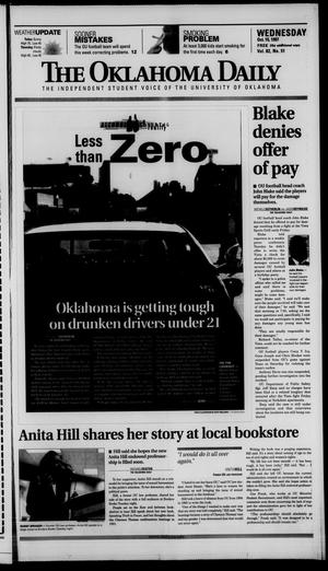 The Oklahoma Daily (Norman, Okla.), Vol. 82, No. 51, Ed. 1 Wednesday, October 15, 1997