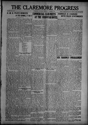 The Claremore Progress (Claremore, Okla.), Vol. 16, No. 47, Ed. 1 Thursday, October 28, 1920