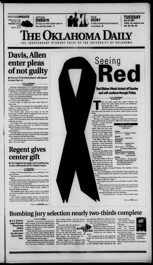 Primary view of object titled 'The Oklahoma Daily (Norman, Okla.), Vol. 82, No. 56, Ed. 1 Tuesday, October 21, 1997'.