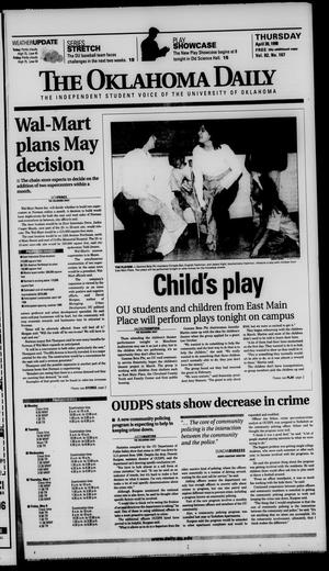 The Oklahoma Daily (Norman, Okla.), Vol. 82, No. 167, Ed. 1 Thursday, April 30, 1998