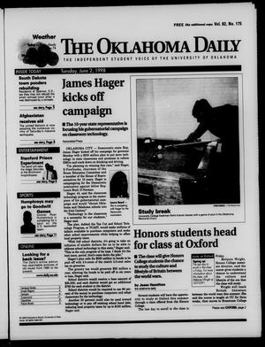 The Oklahoma Daily (Norman, Okla.), Vol. 82, No. 175, Ed. 1 Tuesday, June 2, 1998