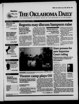 The Oklahoma Daily (Norman, Okla.), Vol. 82, No. 176, Ed. 1 Wednesday, June 3, 1998
