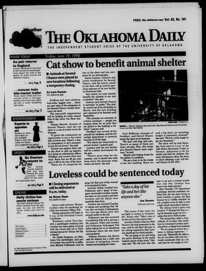 The Oklahoma Daily (Norman, Okla.), Vol. 82, No. 187, Ed. 1 Friday, June 19, 1998