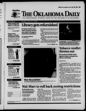 The Oklahoma Daily (Norman, Okla.), Vol. 82, No. 189, Ed. 1 Tuesday, June 23, 1998