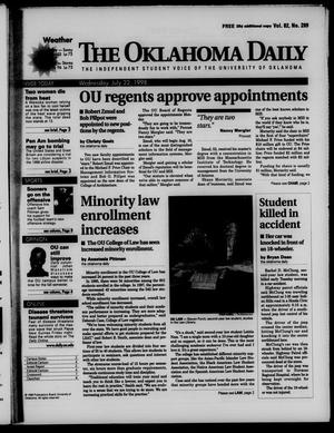 Primary view of object titled 'The Oklahoma Daily (Norman, Okla.), Vol. 82, No. 209, Ed. 1 Wednesday, July 22, 1998'.