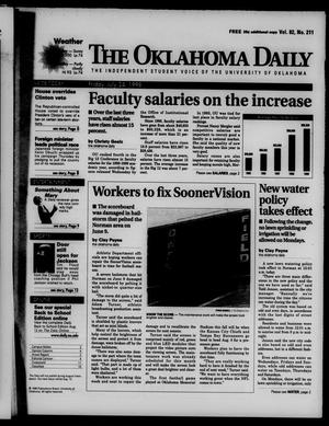Primary view of object titled 'The Oklahoma Daily (Norman, Okla.), Vol. 82, No. 211, Ed. 1 Friday, July 24, 1998'.