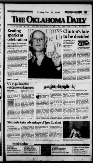 The Oklahoma Daily (Norman, Okla.), Vol. 83, No. 104, Ed. 1 Friday, February 12, 1999