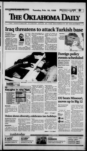Primary view of object titled 'The Oklahoma Daily (Norman, Okla.), Vol. 83, No. 106, Ed. 1 Tuesday, February 16, 1999'.