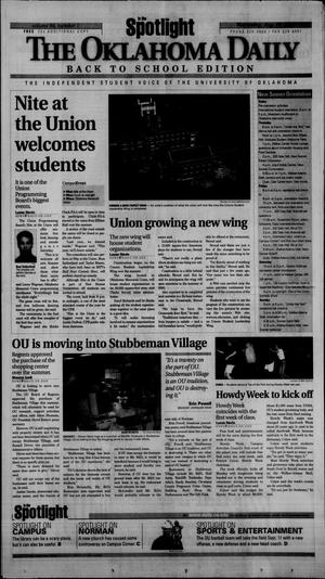 The Oklahoma Daily (Norman, Okla.), Vol. 84, No. 1, Ed. 1 Tuesday, August 10, 1999