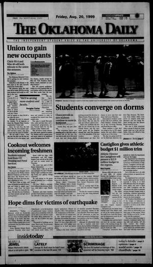 Primary view of object titled 'The Oklahoma Daily (Norman, Okla.), Vol. 84, No. 3, Ed. 1 Friday, August 20, 1999'.