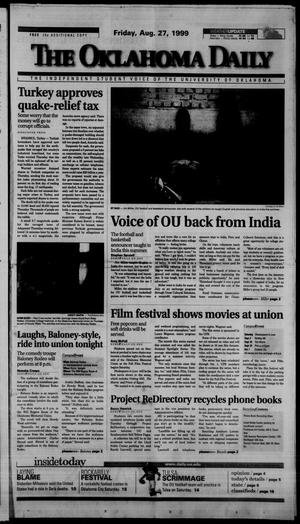 The Oklahoma Daily (Norman, Okla.), Vol. 84, No. 8, Ed. 1 Friday, August 27, 1999