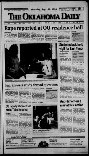 The Oklahoma Daily (Norman, Okla.), Vol. 84, No. 30, Ed. 1 Thursday, September 30, 1999
