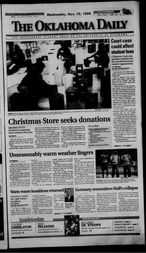 The Oklahoma Daily (Norman, Okla.), Vol. 84, No. 58, Ed. 1 Wednesday, November 10, 1999