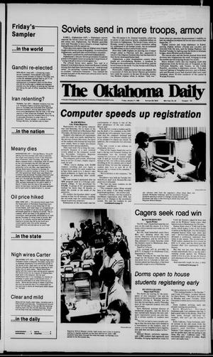 The Oklahoma Daily (Norman, Okla.), Vol. 66, No. 84, Ed. 1 Friday, January 11, 1980