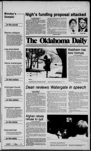 The Oklahoma Daily (Norman, Okla.), Vol. 66, No. 90, Ed. 1 Monday, January 21, 1980