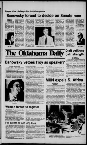 The Oklahoma Daily (Norman, Okla.), Vol. 66, No. 104, Ed. 1 Friday, February 8, 1980