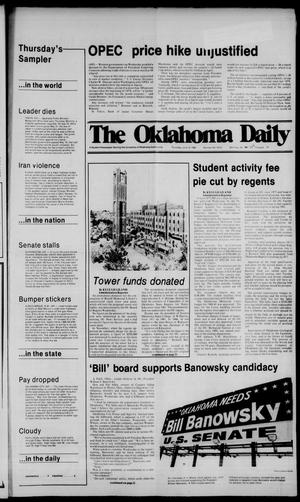 The Oklahoma Daily (Norman, Okla.), Vol. 66, No. 168, Ed. 1 Thursday, June 12, 1980