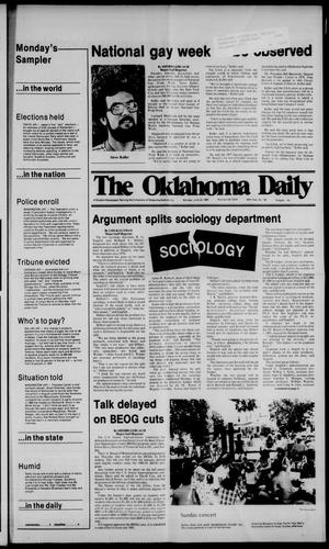 The Oklahoma Daily (Norman, Okla.), Vol. 66, No. 186, Ed. 1 Monday, June 23, 1980