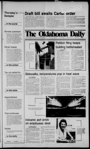 Primary view of object titled 'The Oklahoma Daily (Norman, Okla.), Vol. 66, No. 189, Ed. 1 Thursday, June 26, 1980'.