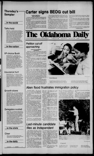 The Oklahoma Daily (Norman, Okla.), Vol. 66, No. 188, Ed. 1 Thursday, July 10, 1980