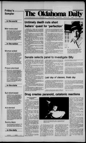The Oklahoma Daily (Norman, Okla.), Vol. 66, No. 199, Ed. 1 Friday, July 25, 1980