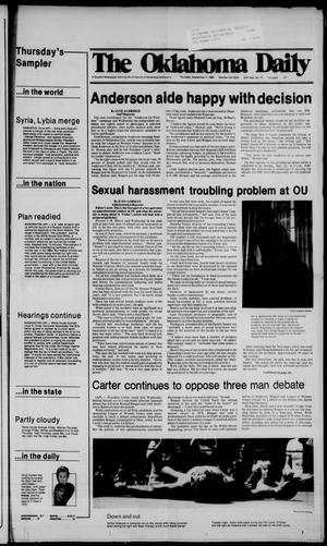 The Oklahoma Daily (Norman, Okla.), Vol. 67, No. 15, Ed. 1 Thursday, September 11, 1980