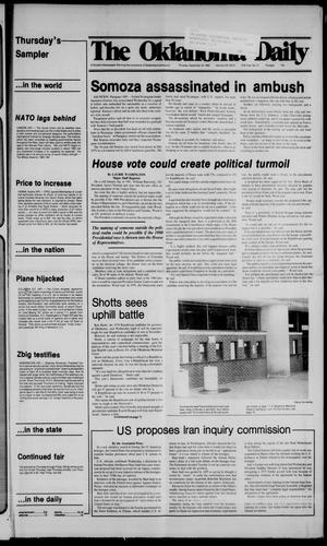 The Oklahoma Daily (Norman, Okla.), Vol. 67, No. 21, Ed. 1 Thursday, September 18, 1980