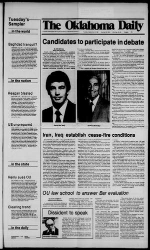 The Oklahoma Daily (Norman, Okla.), Vol. 67, No. 28, Ed. 1 Tuesday, September 30, 1980