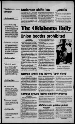 The Oklahoma Daily (Norman, Okla.), Vol. 66, No. 38, Ed. 1 Thursday, October 16, 1980