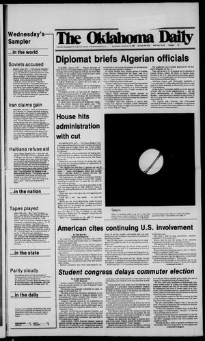The Oklahoma Daily (Norman, Okla.), Vol. 67, No. 62, Ed. 1 Wednesday, November 12, 1980