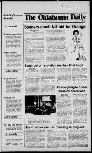 The Oklahoma Daily (Norman, Okla.), Vol. 67, No. 65, Ed. 1 Monday, November 24, 1980