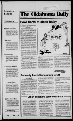 The Oklahoma Daily (Norman, Okla.), Vol. 66, No. 73, Ed. 1 Saturday, November 29, 1980