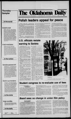 The Oklahoma Daily (Norman, Okla.), Vol. 67, No. 71, Ed. 1 Thursday, December 4, 1980