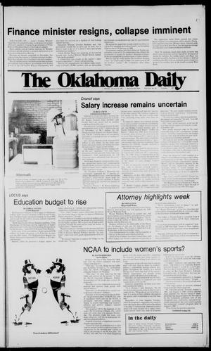 The Oklahoma Daily (Norman, Okla.), Vol. 67, No. 88, Ed. 1 Monday, January 12, 1981