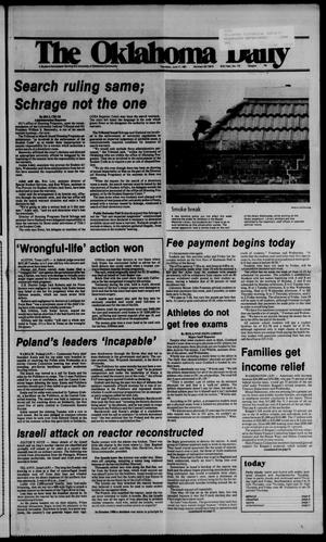 The Oklahoma Daily (Norman, Okla.), Vol. 67, No. 173, Ed. 1 Thursday, June 11, 1981