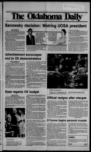 The Oklahoma Daily (Norman, Okla.), Vol. 67, No. 197, Ed. 1 Wednesday, July 15, 1981
