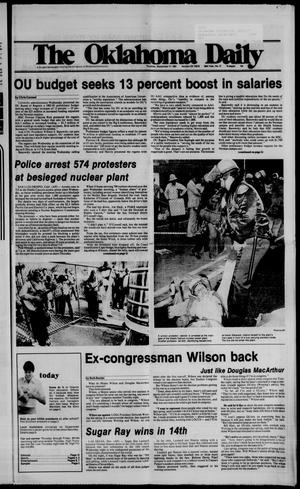 The Oklahoma Daily (Norman, Okla.), Vol. 68, No. 21, Ed. 1 Thursday, September 17, 1981