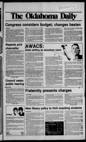 The Oklahoma Daily (Norman, Okla.), Vol. 68, No. 51, Ed. 1 Wednesday, October 28, 1981