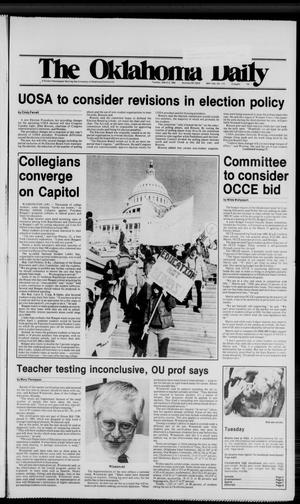 The Oklahoma Daily (Norman, Okla.), Vol. 68, No. 115, Ed. 1 Tuesday, March 2, 1982
