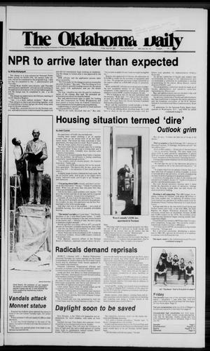 The Oklahoma Daily (Norman, Okla.), Vol. 68, No. 153, Ed. 1 Friday, April 23, 1982