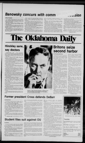 The Oklahoma Daily (Norman, Okla.), Vol. 68, No. 155, Ed. 1 Tuesday, April 27, 1982