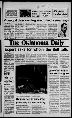 The Oklahoma Daily (Norman, Okla.), Vol. 69, No. 26, Ed. 1 Friday, September 24, 1982