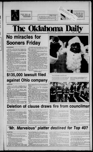 Primary view of object titled 'The Oklahoma Daily (Norman, Okla.), Vol. 69, No. 68, Ed. 1 Monday, November 29, 1982'.