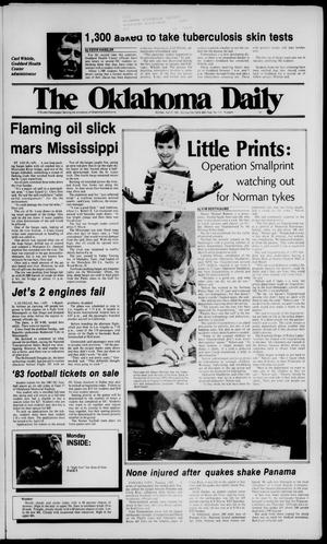 Primary view of object titled 'The Oklahoma Daily (Norman, Okla.), Vol. 69, No. 133, Ed. 1 Monday, April 4, 1983'.