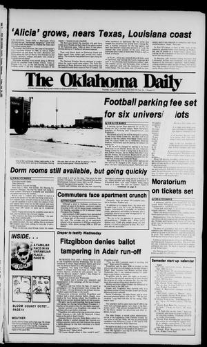 The Oklahoma Daily (Norman, Okla.), Vol. 70, No. 1, Ed. 1 Thursday, August 18, 1983