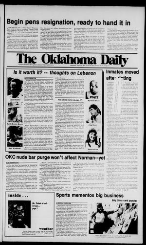 Primary view of object titled 'The Oklahoma Daily (Norman, Okla.), Vol. 70, No. 10, Ed. 1 Wednesday, August 31, 1983'.