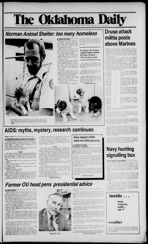 The Oklahoma Daily (Norman, Okla.), Vol. 70, No. 20, Ed. 1 Thursday, September 15, 1983